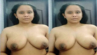 Cute Desi Girl Shows Her Big Boobs | Indian MMS