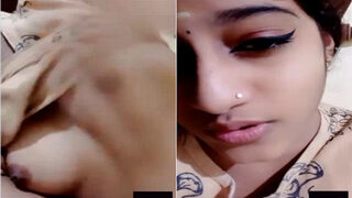 Cute Mallu Girl Shows Her Boobs And Pussy Part 1 | Indian MMS