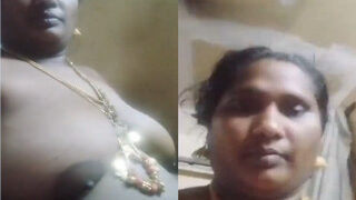 Horny Tamil Wife Shows Her Boobs And Pussy | Indian MMS