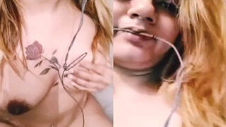 Horny Desi Girl Shows Her Boobs | Indian MMS