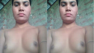 Desi Village Bhabhi Shows Her Boobs And Pussy Part 3 | Indian MMS