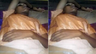 Sleeping Desi Gf Pussy Capture By Lover | Indian MMS