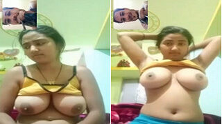 Desi Bhabhi Shows Boobs On Vc | Indian MMS