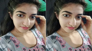 Cute Desi Girl Shows Her Boobs Part 1 | Indian MMS