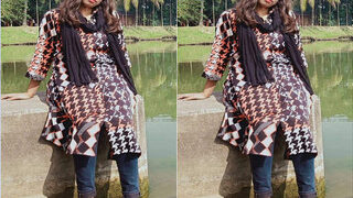 Desi Village Girl Shows Her Boobs On VC Part 1 | Indian MMS