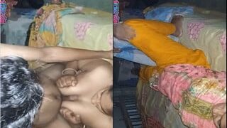 Desi Village Wife Blowjob And Hard Fucked | Indian MMS