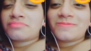 Cute Desi Girl Shows Her Boobs On VC Part 1 | Indian MMS