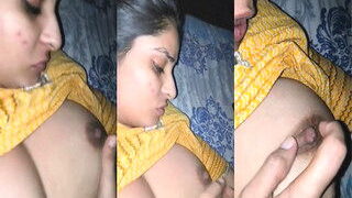 Cute Desi Girl Boobs Pressing By Lover | Indian MMS