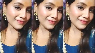 Cute Desi Girl Pressing Her Boobs | Indian MMS