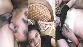 Sexy Desi Wife Boobs Pressing And Pussy Licking | Indian MMS