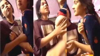 Desi Lesbo Girl Shows Boobs | Indian MMS