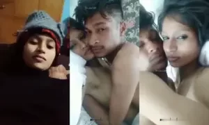 Village cute 19yr Horney girl fucking by lover with condom